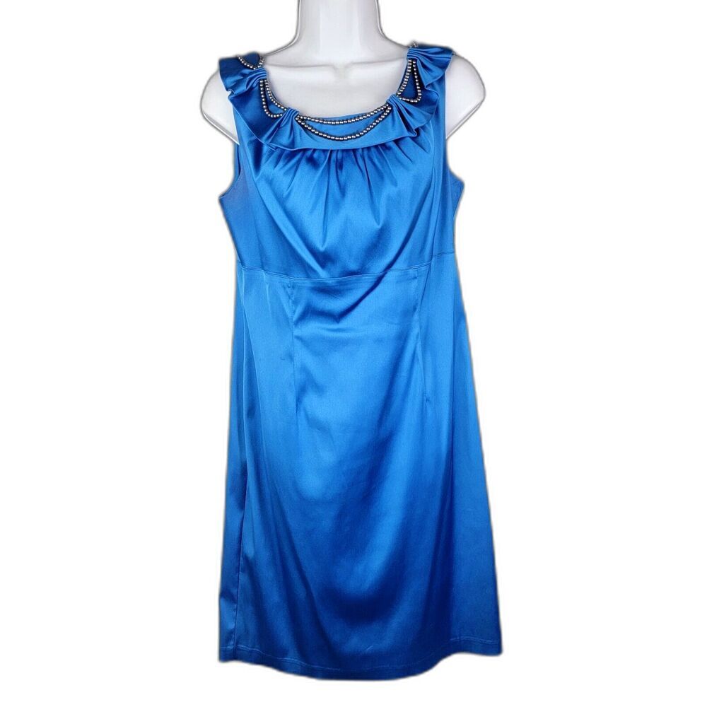 Donna Ricco New York Dress Womens 8 Ruched Cocktail Dressy